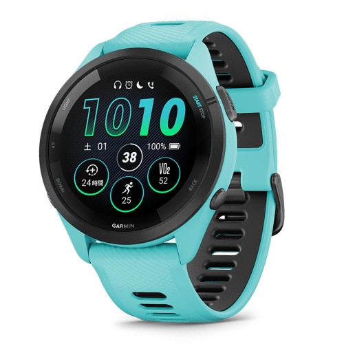 GARMIN（ガーミン）GPSランニングウォッチ Forerunner 265 Music Aqua 日本 スポーツ・アウトドア-その他