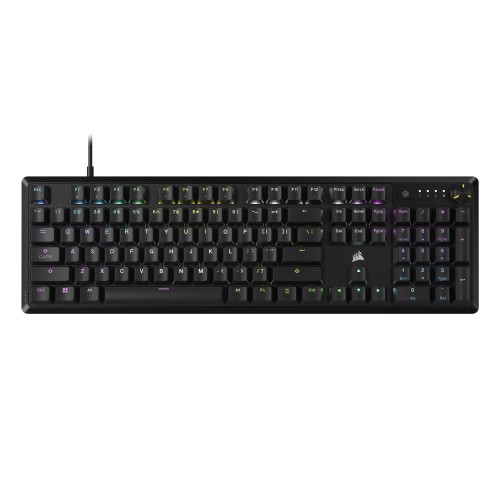 CORSAIR K70 CORE リニア RGB 赤軸ゲーミングキーボード キーキャップ交換可能 日本語配列 ブラック CH-910971E-JP