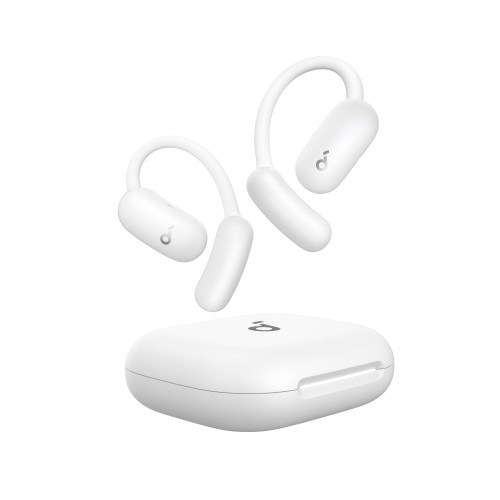 Anker Soundcore AeroFit 2 (Bluetooth 5.4)オープンイヤー型ワイヤレスイヤホン / IP55防塵防水規格/ 最大42時間再生 / マルチポイント接続/PSE技術基準適合 パールホワイト