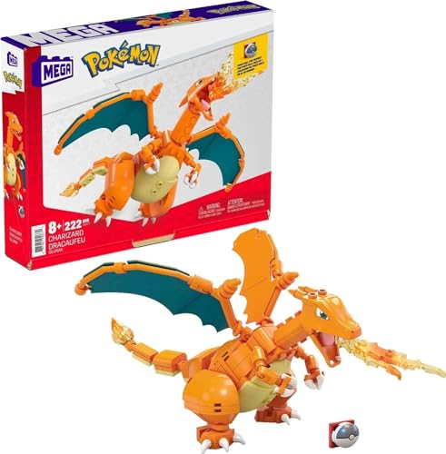 メガコンストラックス(MEGA CONSTRUX) ポケモン リザードン 222ピース 8歳~ GWY77