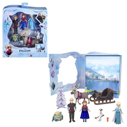 マテル(MATTEL)ディズニー（Disney）/アナと雪の女王（Frozen） クラシックストーリーブック（ミニドール）着せ替え人形・プレイセット 3才~プレゼント HLX04