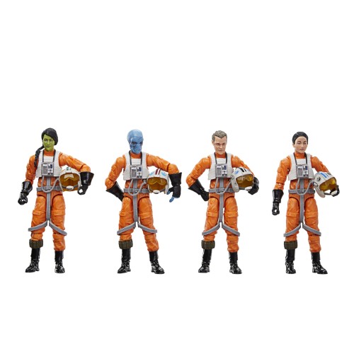 スター・ウォーズ ビンテージコレクション X-Wing Pilot 4個パック Ahsoka 3.75インチ コレクション用アクションフィギュア