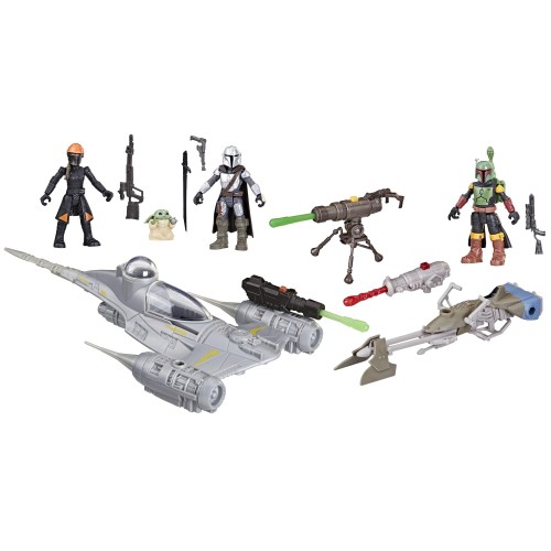 STAR WARS ミッションフリート マンドー N-1 スターファイター 2.5インチスケール マンダロリアンアクションフィギュアセット 4歳 男の子 女の子 ()