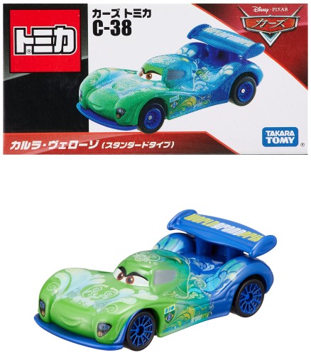 タカラトミー 『 トミカ ディズニー カーズ トミカ C-38 カルラ・ヴェローゾ (スタンダードタイプ) 』 ミニカー 車 おもちゃ 3歳以上 箱入り 玩具安全基準合格 STマーク認証 TOMICA TAKARA TOMY