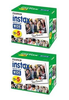 富士フイルム インスタントカラーフィルム Instax Wide 5パック×2（100枚分） 18,068円