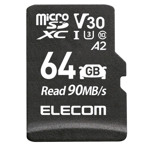 エレコム microSDXCカード 車載用 高耐久 UHS-I 64GB MF-DRMR064GU13