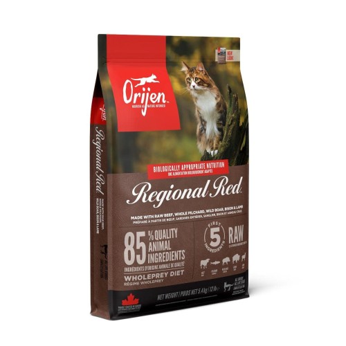 カナダ産 オリジン レジオナルレッドキャット 1.8kg Orijen catfood regional red cat