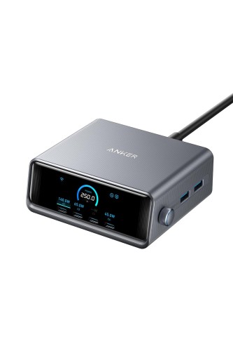 Anker Prime Charger (250W, 6 Ports, GaN) (USB PD 充電器 USB-A USB-C) iPad iPhone 17シリーズ MacBook Android スマートフォン ノートPC 各種 その他機器対応