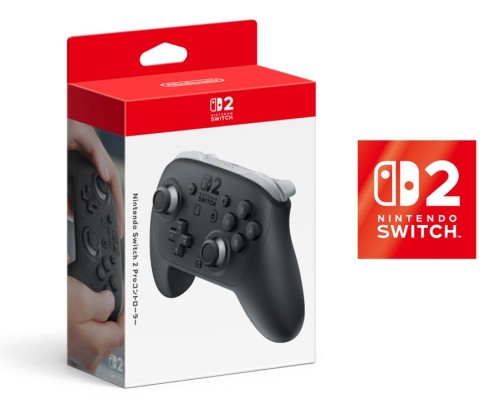 任天堂純正品Nintendo Switch 2 Proコントローラー 特典Nintendo Switch 2 ロゴデザインステッカー 同梱