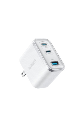 Anker Nano Charger (70W, 3 Ports) ホワイト PD対応/PSE技術基準適合/折りたたみ式プラグiPhone 17 / 16 / 15シリーズ / Air MacBook Windows PC iPad Galaxy Android スマートフォン ノートPC 各種 その他機器対応