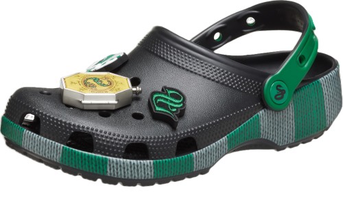 Crocs (クロックス) 男女兼用 大人用 クラシック ハリーポッター クロッグ, Slytherin/Green Multi, 6 Women/4 Men