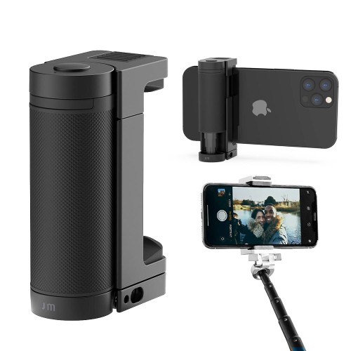 ジャストモバイル(Just Mobile) ロア・インターナショナル スマホ用多機能カメラグリップ ShutterGrip 2 マットブラック