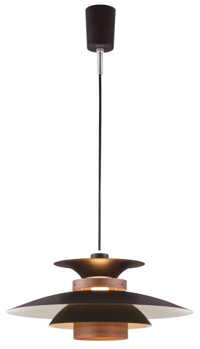 インターフォルム ペンダントライト LT-7444WA メルチェロ ウォールナット ブラック LED電球付 北欧 ウッド 21,978円