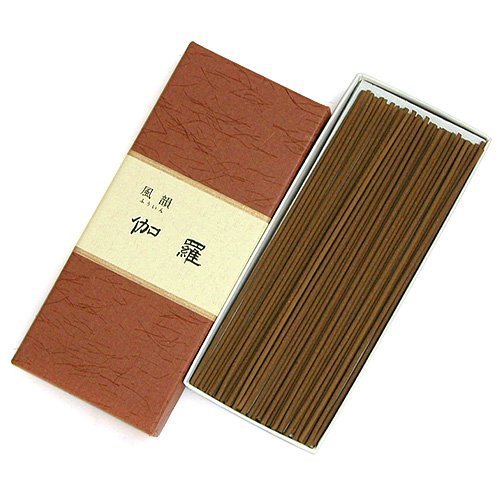 家庭用線香 風韻 伽羅(箱寸法15×6×2.5cm)◆伽羅の極上の香りのお線香(みのり苑) 5,858円