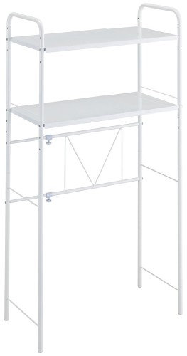ベルカ(Belca) Belca ゴミ箱上ラック キッチンスペースラック 伸縮タイプ 幅55~85×奥行34.2×高さ140cm ホワイト キッチン収納 レンジ台 SPR-EX