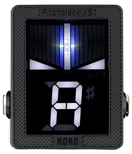 KORG(コルグ) ギター/ベース用 ペダルチューナー Pitchblack XS 大型ディスプレイ ±0.1セントの高精度 ULTRA BUFFER トゥルーバイパス搭載 ストロボチューニング PB-XS