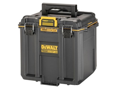 デウォルト(DEWALT) タフシステム2.0 収納ボックス スタンダードBOX ハーフサイズ 工具箱 収納ケース ツールボックス IP65 坊塵 防水 設計 アウトドア DWST08035-1
