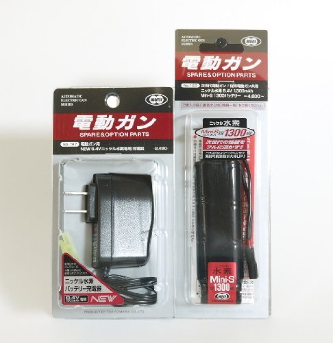 No.153 ニッケル水素 8.4V Mini-S 1300バッテリー ＋ No.197 NEW 8.4V充電器 セット