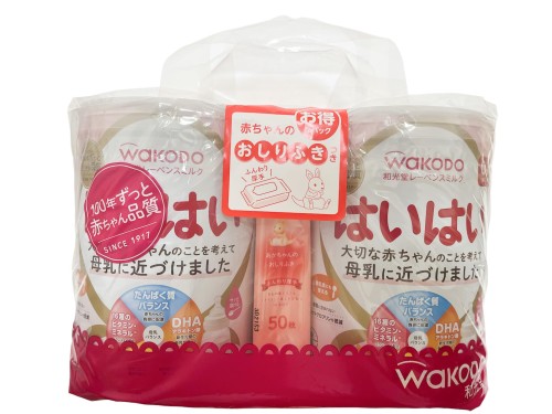 和光堂 レーベンスミルク はいはい810g×2缶パック (おまけ付き) 粉ミルク [0ヶ月から1歳頃] ベビーミルク DHA・アラキドン酸配合