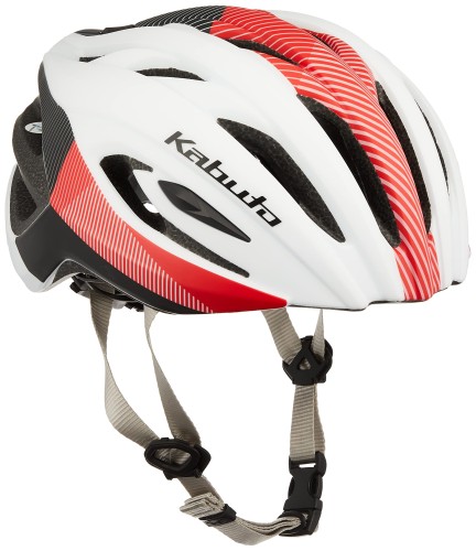 OGK KABUTO(オージーケーカブト) 自転車 ヘルメット RECT(レクト) G-1マットホワイトレッド サイズ:M/L(頭囲:57~60cm) JCF公認