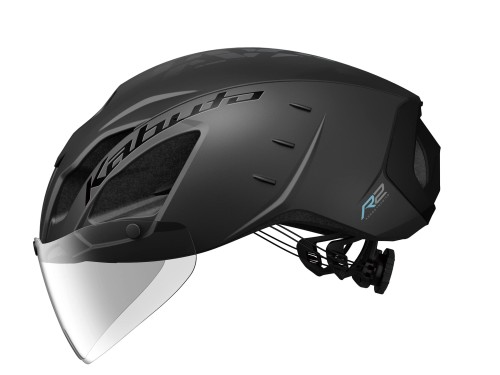 KABUTO(カブト) 自転車 ヘルメット AERO-R2 マットブラック サイズ:S/M (頭囲:55cm-58cm) JCF公認