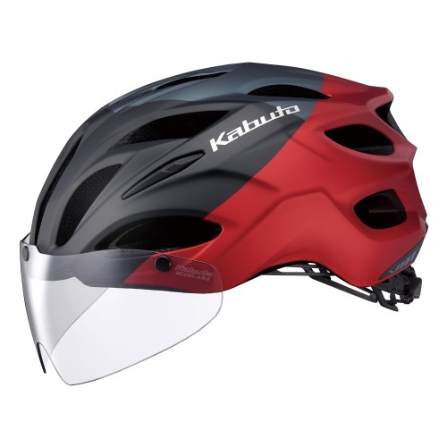 KABUTO(カブト) 自転車 ヘルメット VITT (ヴィット) カラー:G-4マットブラックレッド サイズ:XL/XXL 頭囲:(60-63cm) JCF公認