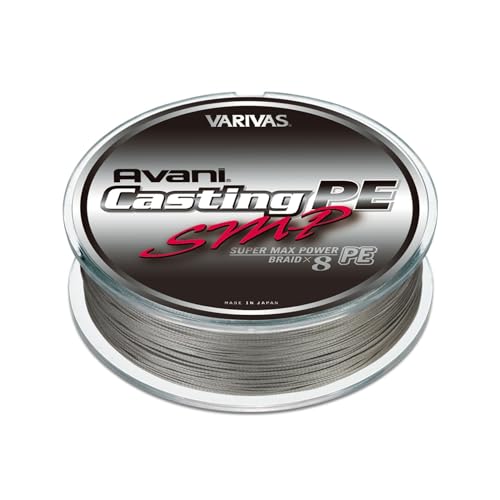 VARIVAS(バリバス) PEライン アバニ キャスティングPE スーパーマックスパワー 300m 10号 MAX150lb 8本 ステルスグレー
