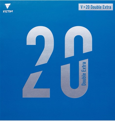 ヴィクタス(VICTAS) 卓球 ラバー V20 Double Extra(ダブルエキストラ) 裏ソフト ブラック(0020) 2.0 200080