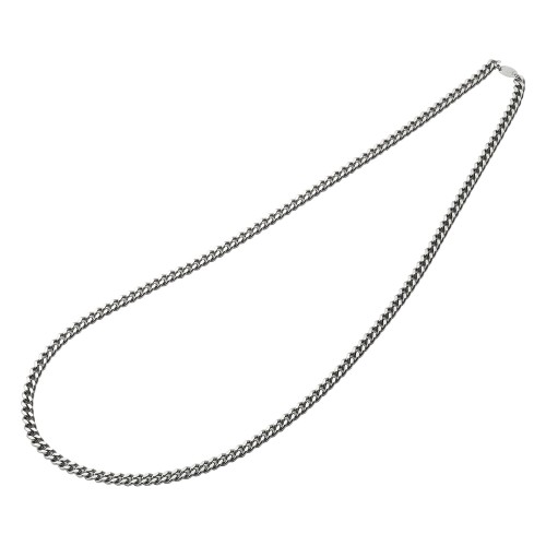 ファイテン(phiten) チタンチェーンネックレス 60cm 純チタン採用 シルバー アクセサリー 喜平 長さ40~65cm メンズ レディース