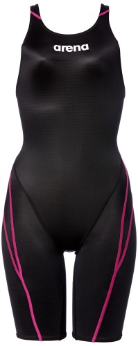 FINA承認arena(アリーナ) 競泳水着 レース用レディース AQUA ADVANCED ハーフスパッツ(クロスバック) Lサイズ ARN-1020W