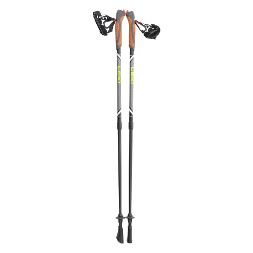 レキ(LEKI) アウトドア 登山 ノルディックウォーキング スピンショート 1300438 グレー
