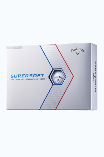 キャロウェイ(Callaway) ゴルフボール SUPERSOFT 23 1ダース(12個入り) 2ピース構造 ホワイト