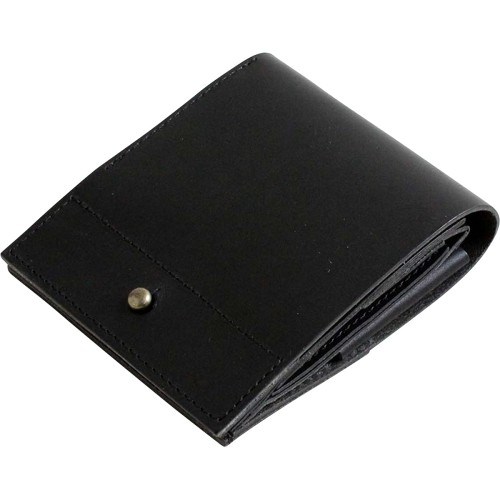 [エムピウ] m+ piastra II ピアス虎2 二つ折り金入れ black