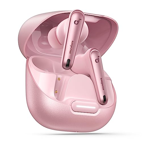 Anker Soundcore Liberty 4 NC (Blueooth 5.3)完全ワイヤレスイヤホン/ウルトラノイズキャンセリング 3.0 / ワイヤレス充電/マルチポイント接続/外音取り込み / 最大50時間再生 / ハイレゾ対応 / IPX4防水規格 / PSE技術基準適合ピンク