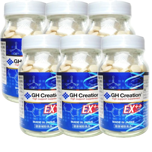GH Creation EX ジーエイチ クリエーション EX 300mg (270粒 (x 6)) サプリケース付き