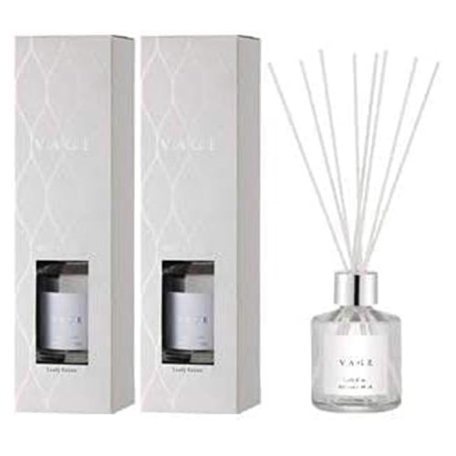 晴香堂 2個セットVAGE(バーグ) リードディフューザー リーフイーグリーン 180ml ルームフレグランス ルームディフューザー 芳香剤