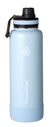 サーモフラスク ステンレスボトル (ライトブルー, 1.17L)