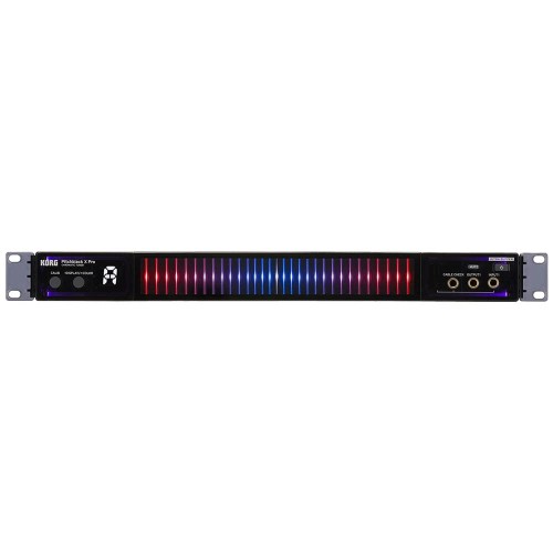 KORG ギター/ベース用 ラックチューナー Pitchblack X Pro ±0.1セントの高精度 ULTRA BUFFER マルチカラーLED 搭載 ストロボチューニング PITCHBLACK PB-X-PRO