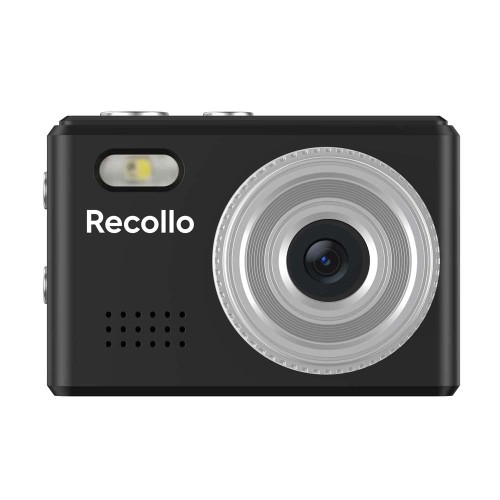 IRT アイアールティー トイカメラ ミニカメラ コンパクト デジカメ 写真・動画撮機能 microSDカード付属 Recollo （レコロ） ブラック