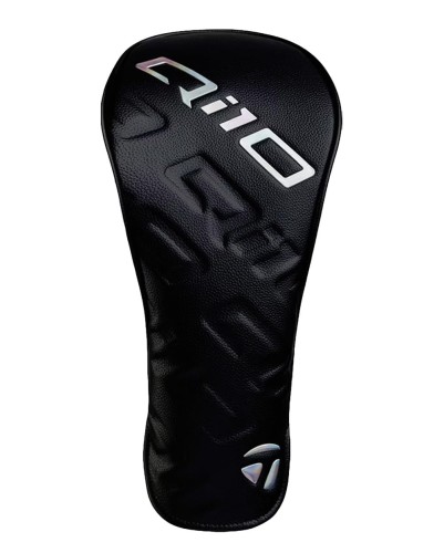 TaylorMade ゴルフQiデザイナー ドライバーヘッドカバー ウッドクラブヘッドカバー Qi10、20、ブラック