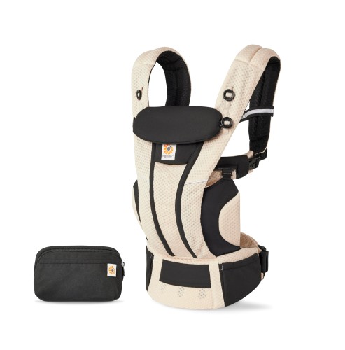Ergobaby(エルゴベビー) EBC OMNI Breeze ブラックベージュカラーブロック 抱っこひも 新生児から 人間工学 メッシュ 通気性 洗濯機可能 日本色 抱き方4通り 成長に合わせて使える CREGBCZ360PBKBGCB