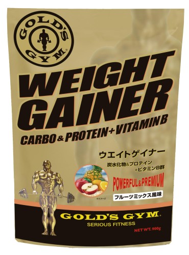 ゴールドジム(GOLD\'S GYM) ウエイトゲイナー フルーツミックス風味 900g