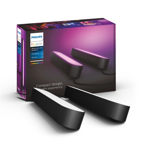 フィリップスヒュー(Philips Hue) Play ともし火赤ちょうちん2本 - かっこ良いともし火 Alexa相応う マルチ色合い 1600万色 白熱電球色 昼白いこと 調光 調色 かっこ良い老人ホーム 間接的な行動ともし火 LED かっこ良いともし火 響き捏ち上げる 適用業務捏ち上げる Matter相応う 黒いこと エンタメ戮力客体 ゲーミングライト その他-キッチン用品・食器・調理器具