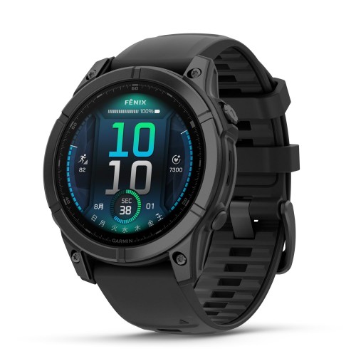 ガーミン(GARMIN) フラッグシップモデル fenix E 47mm Slate Gray Steel/Black マルチスポーツGPSウォッチロングバッテリー睡眠計測 ランニング・ゴルフ・登山・サイクリング等30種類以上対応Android/iOS対応Suica機能搭載ビジネスシーンもOK日本 124,887円