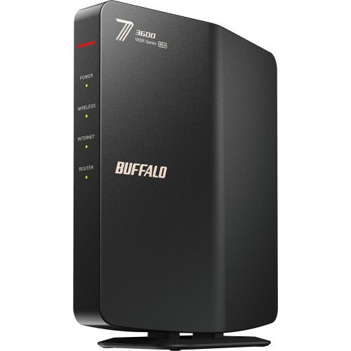 バッファロー WiFi ルーター 無線 LAN Wi-Fi 7 11be デュアルバンド 2882+688Mbps エコパッケージ iPhone 17 / 17 pro 動作確認済み WSR3600BE4P/NBK