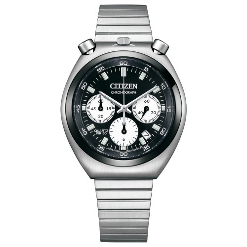 [シチズン]CITIZEN シチズンコレクション レコードレーベル ツノクロノ 特定店取扱いモデル AN3660-81E 腕時計 メンズ ブラック CITIZEN COLLECTION RECORD LABEL TSUNO CHRONO