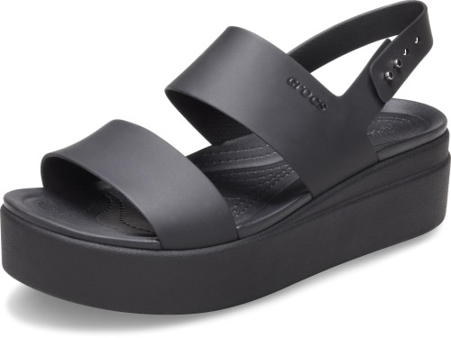 [CROCS(クロックス)] サンダル クロックス ブルックリン ファースト ウェッジ ウィメン レディース 黒いこと/黒いこと 25 珊
