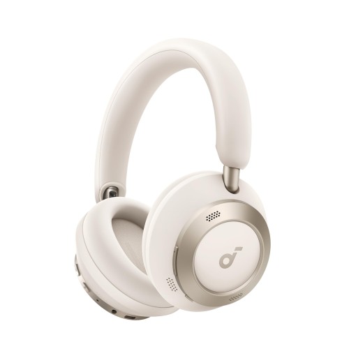 Anker Soundcore Space One Pro (Bluetooth 5.3 無線電話 受話器)最大限度60第四次元快い音生まれ変わり / ウルトラノイズキャンセリング 3.5 / LDAC/ハイレゾ相応う (無線電話/有線) / マルチポイント相応う/外音摂取すること/マイクロホン内蔵 三鞭酒ゴールド