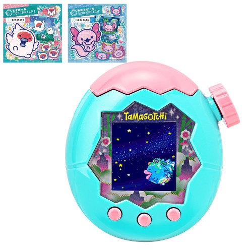 [バンダイ(BANDAI)] Tamagotchi Paradise - Jade Forest（排他的権利：『滅多に無い科学研究所ステッカー：潮どきぱっち』＆『滅多に無い科学研究所ステッカー：あほろぱっち』付き添い人）客体年歳 6才以上 たまごっちエデンの園