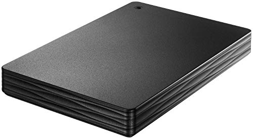 I-O DATA USB 3.1 Gen 1/2.0相応う 携帯型固定ディスク 「カクうす Lite」 黒いこと 1結核症 HDPH-UT1KR